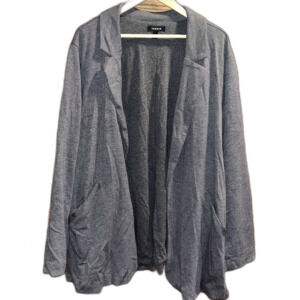 Torrid Open Front Cardigan Layering Warm Business Grey Work Wear Plus Size 5